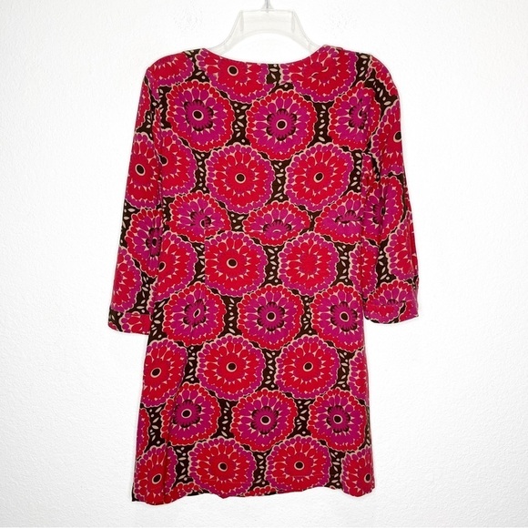 Boden Retro Floral Mod Tunic Mini Dress 60s - Picture 6 of 10